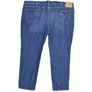 Levi's Men's Blue Jeans 48x32 Straight Leg Cotton Blend 541 Athletic Fit